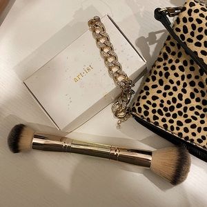 Maskcara Blush Bronzer B Squared Gold ORIGINAL RARE RETIRED brush EUC Se…